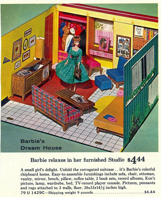 vintage barbie dream house